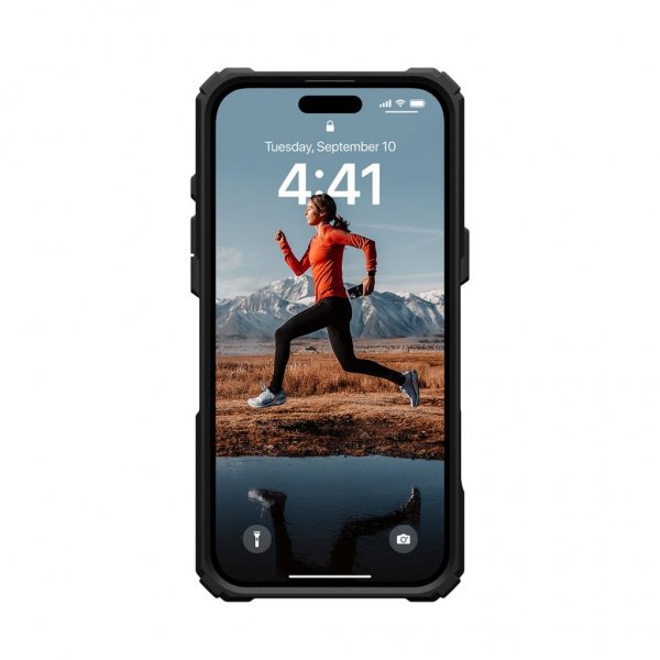 Urban Armor Gear (UAG) iPhone 16 Plus -suojakuori Plasma XTE MagSafe Musta Oranssi