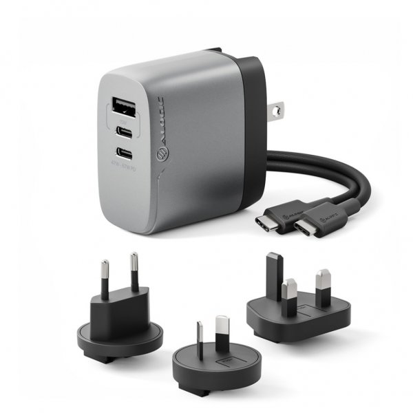 ALOGIC Laturi Rapid Power 67W Multi-Country Travel GaN -laturi