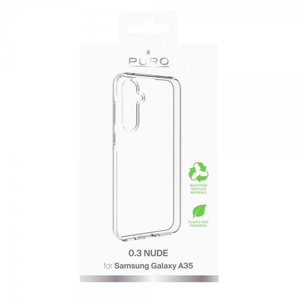 Puro Samsung Galaxy A35 Nude Läpinäkyvä kuori