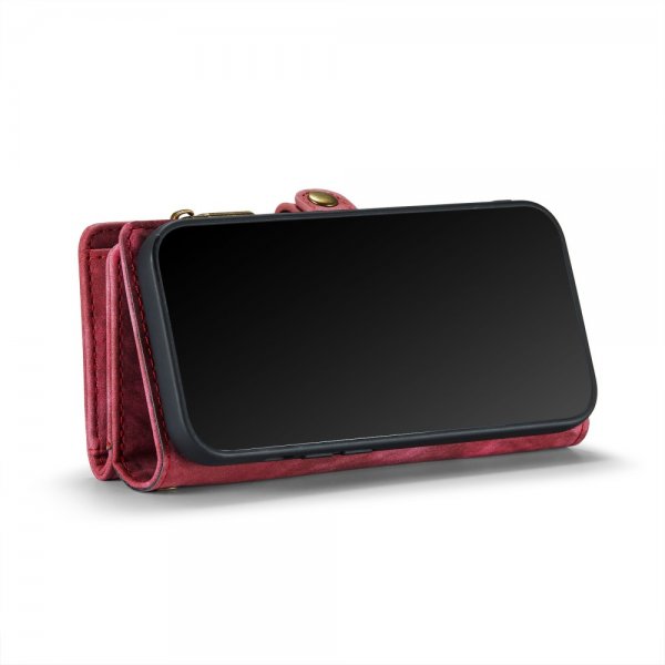 CaseMe iPhone 11 008 -sarja irrotettava kuori, punainen