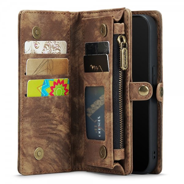 CaseMe iPhone 11 008 Series Irrotettava Kuori Ruskea