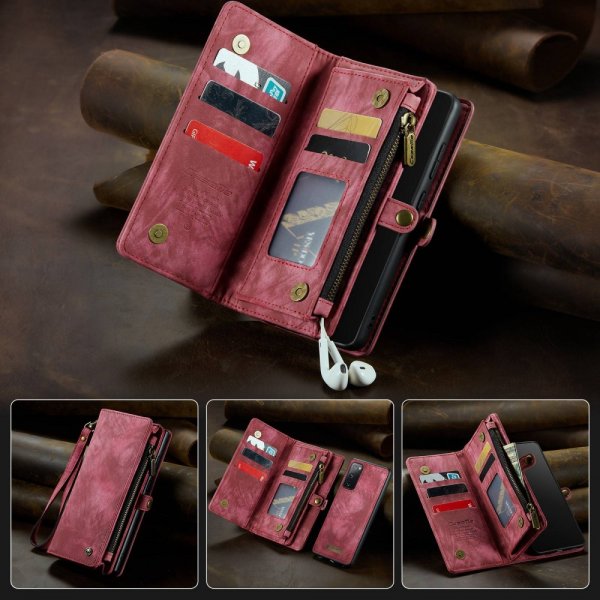 CaseMe Samsung Galaxy S20 008 Series Irrotettava kuori Punainen