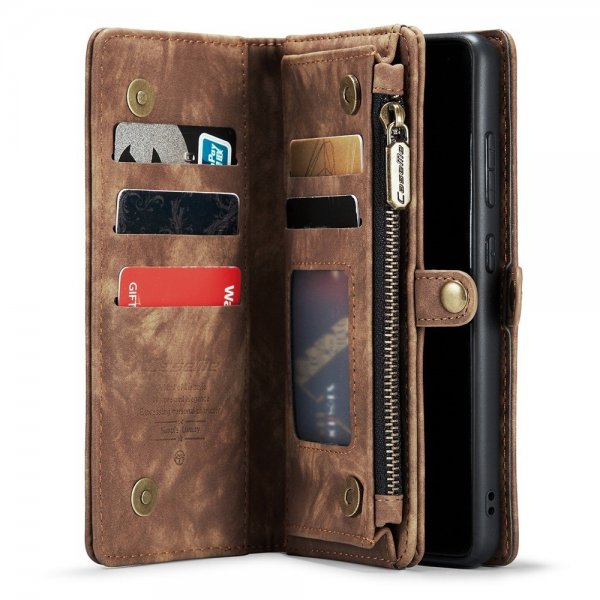 CaseMe Samsung Galaxy S21 008 Series Irrotettava Suojakuori Ruskea