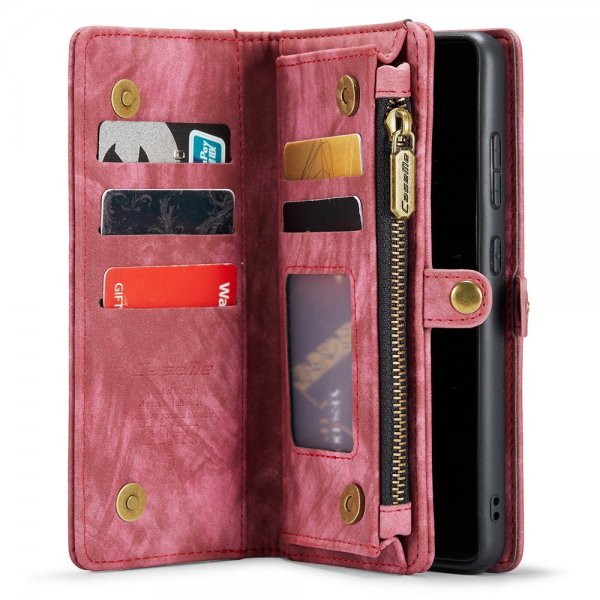 CaseMe Samsung Galaxy S21 FE 008 Series Irrotettava Kuori Punainen