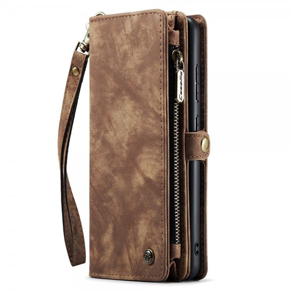 CaseMe Samsung Galaxy S21 FE 008 Series Irrotettava Kuori Ruskea