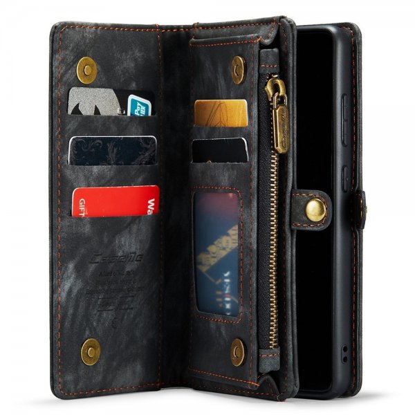 CaseMe Samsung Galaxy A32 5G -suojakotelo 008 Series, irrotettava kuori, musta