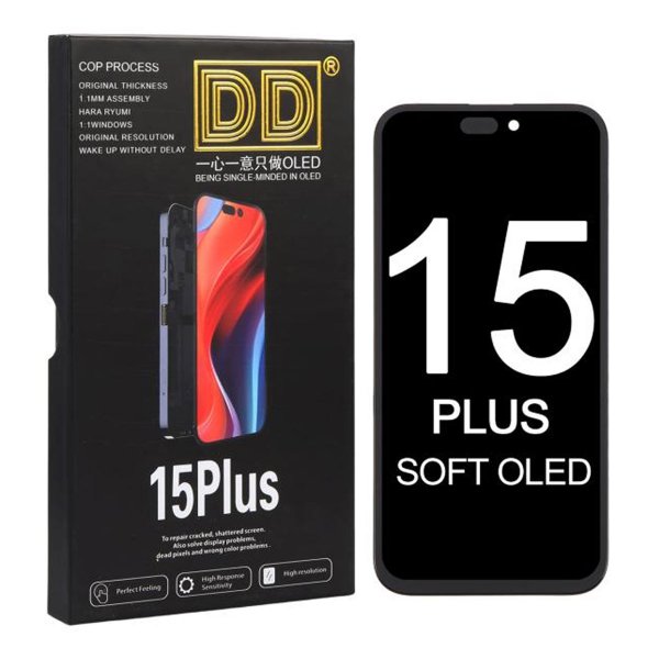 iPhone 15 Plus Soft OLED -näyttö - DD