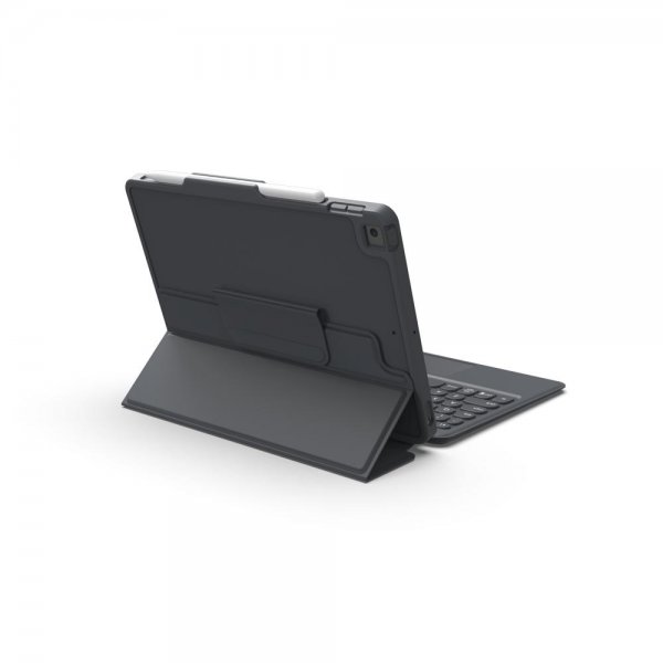 ZAGG iPad 10.2 -suojakuori näppäimistöllä, Pro Keys with Trackpad, pohjoismainen, musta/harmaa