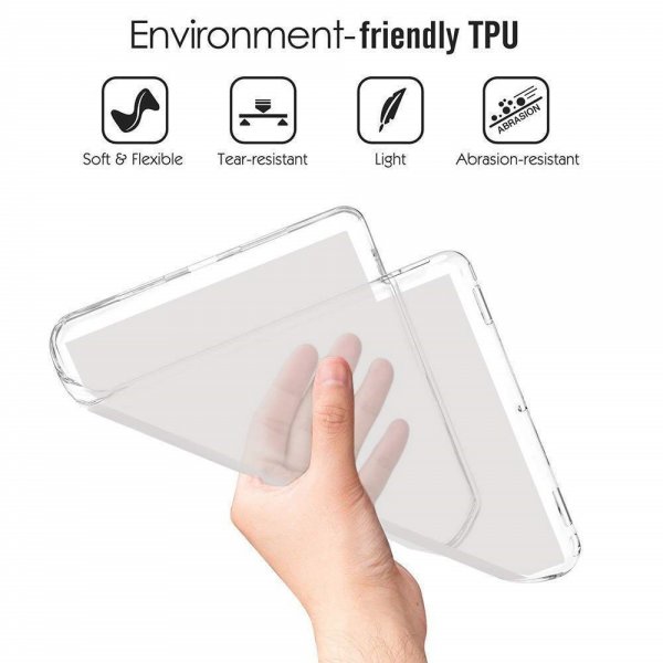 Samsung Galaxy Tab A 10.1 2019 T510 T515 Kuori Pehmeä Muovi Läpinäkyvä