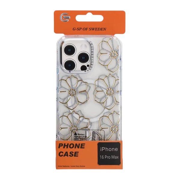 iPhone 16 Pro Max Kuoret Kuviot MagSafe Kukkia