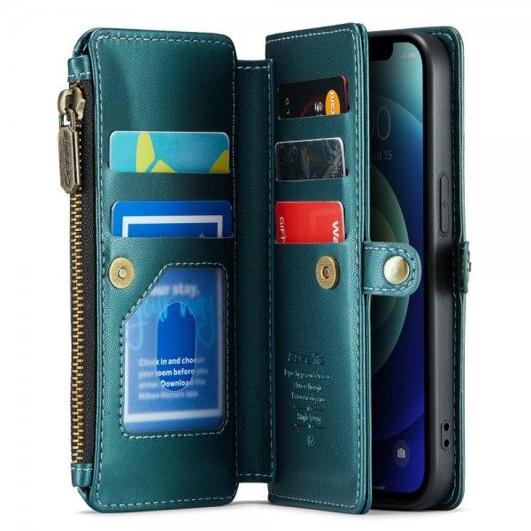 CaseMe iPhone 12/iPhone 12 Pro Kotelo C36 Series Vihreä
