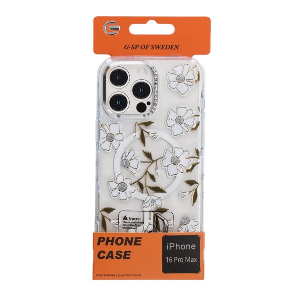 iPhone 16 Pro Max Kuoret Kuviollinen MagSafe Kukkivan Oksan Kuva