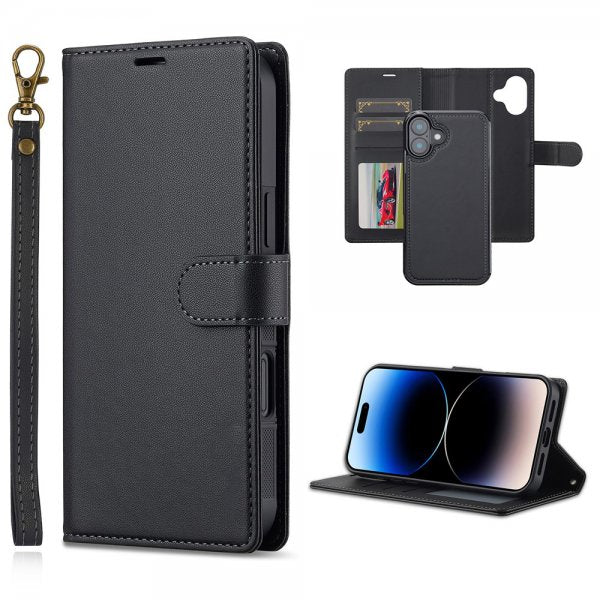 Nordic Covers iPhone 17 -kotelo irrotettavalla MagSafe-kuorella, Raven Black