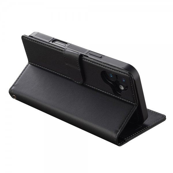 Nordic Covers iPhone 17 -kotelo irrotettavalla MagSafe-kuorella, Raven Black