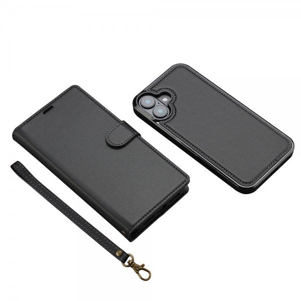 Nordic Covers iPhone 17 -kotelo irrotettavalla MagSafe-kuorella, Raven Black