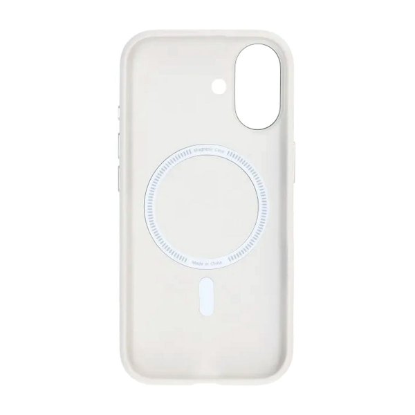 iPhone 17 -kuoret tekonahkaa, MagSafe, valkoinen