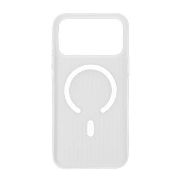 iPhone 17 Pro Max -kuori, aallotettu MagSafe, valkoinen