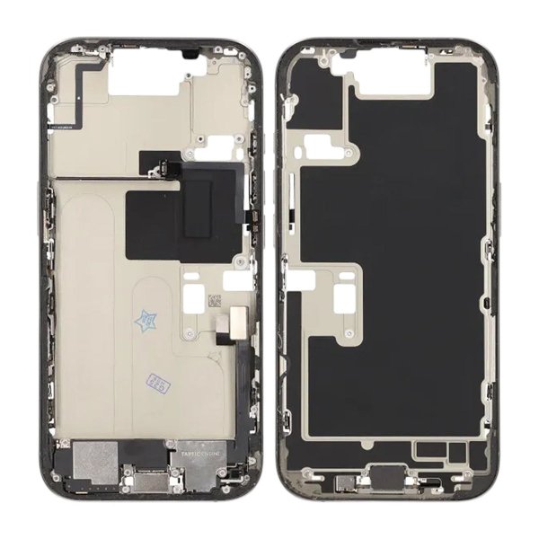 Keskikehys pienosilla iPhone 16 Prolle - Luonnollinen Titaani OEM