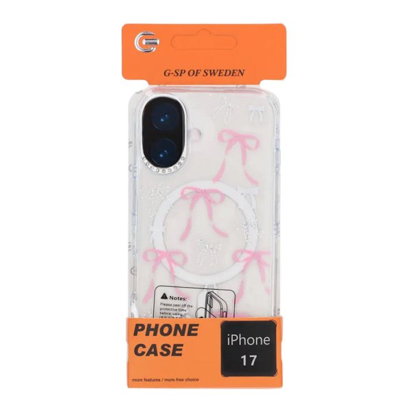 iPhone 17 Kuoret Kuviollinen MagSafe Rusetilla
