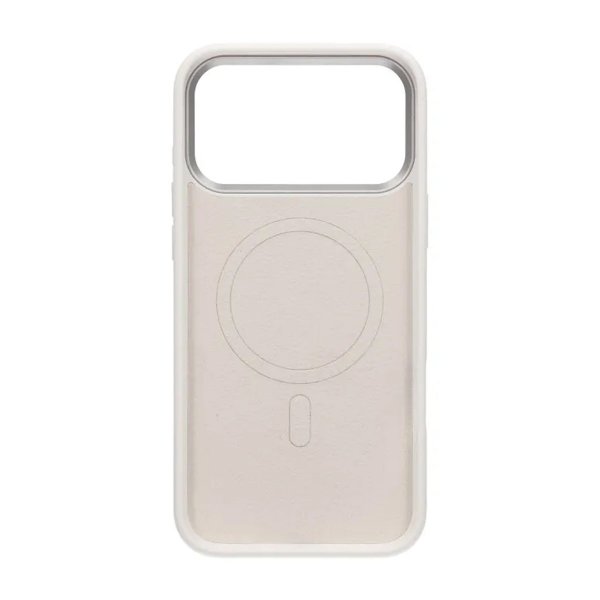 iPhone 17 Pro Max Kuori Silikoni MagSafe Valkoinen