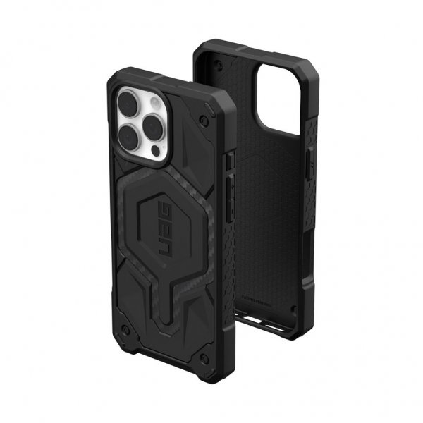Urban Armor Gear (UAG) iPhone 16 Pro Max -suojakuori Monarch Pro MagSafe Carbon Fiber