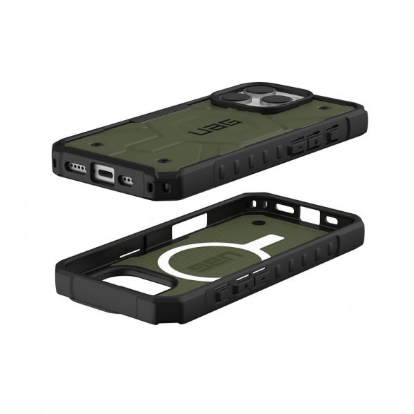 Urban Armor Gear (UAG) iPhone 16 Pro -suojakuori Pathfinder MagSafe Olive Drab