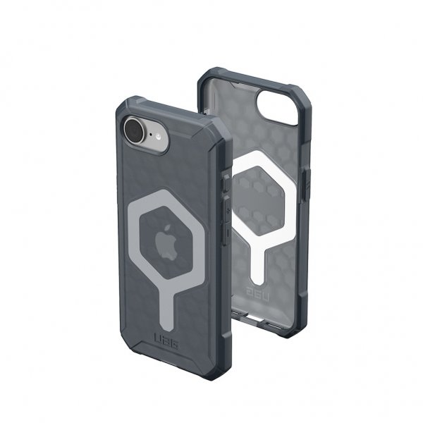 Urban Armor Gear (UAG) iPhone 16/17 -kuori Essential Armor MagSafe Ash