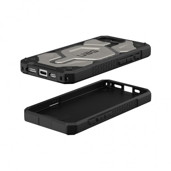 Urban Armor Gear (UAG) iPhone 16e/17e Suojakuori Monarch Pro MagSafe Titanium