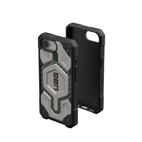 Urban Armor Gear (UAG) iPhone 16e/17e Suojakuori Monarch Pro MagSafe Titanium