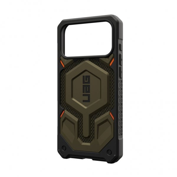Urban Armor Gear (UAG) iPhone 17 Pro Max -kuori Monarch Pro Kevlar MagSafe Element Green
