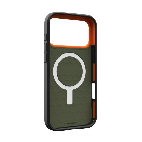Urban Armor Gear (UAG) iPhone 17 Pro Max -suojakuori Civilian MagSafe Olive/Orange
