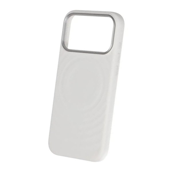 iPhone 17 Pro Max Kuori Silikoni MagSafe Valkoinen