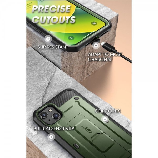 Supcase iPhone 14 Plus Suojakuori UB Pro Vihreä
