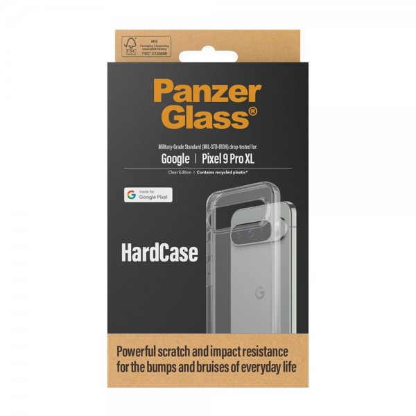 PanzerGlass Google Pixel 9 Pro XL -suojakuori, HardCase, läpinäkyvä