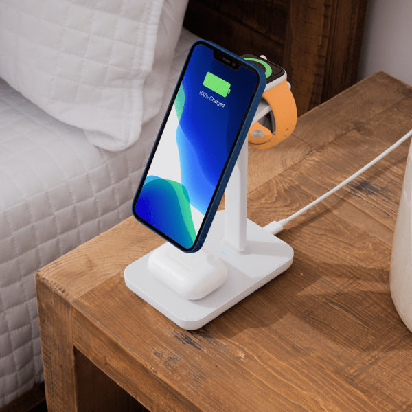 Twelve South Langaton Laturi HiRise Three MagSafe Valkoinen