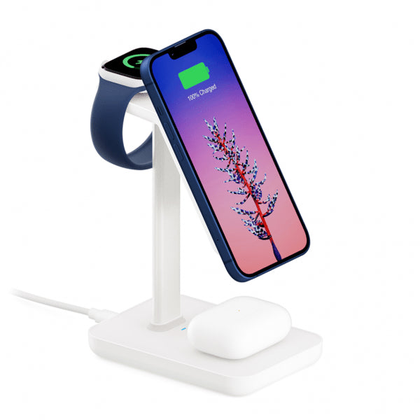 Twelve South Langaton Laturi HiRise Three MagSafe Valkoinen