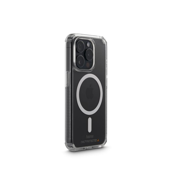 Hama iPhone 15 Pro Kuori Extreme Protect MagLine Läpinäkyvä