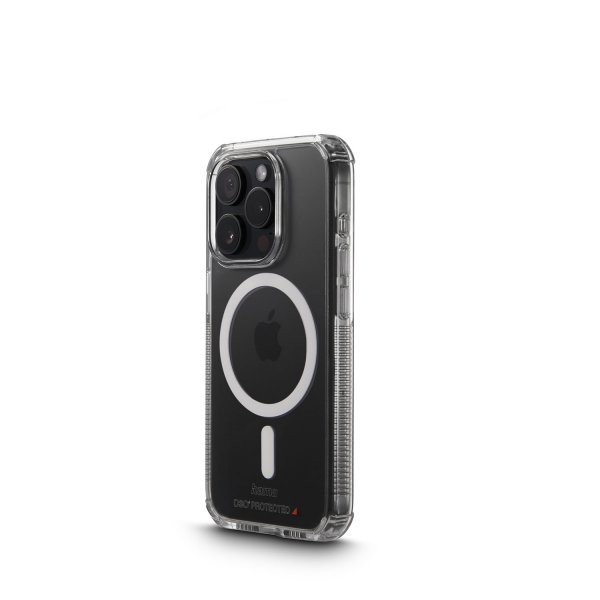 Hama iPhone 15 Pro Kuori Extreme Protect MagLine Läpinäkyvä