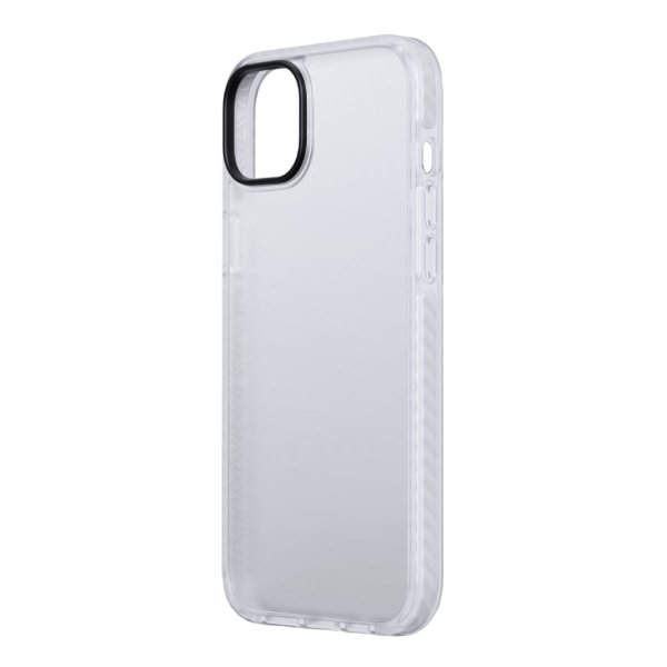 iPhone 15 Plus Suojakuori Iskunvaimennus TPU Valkoinen