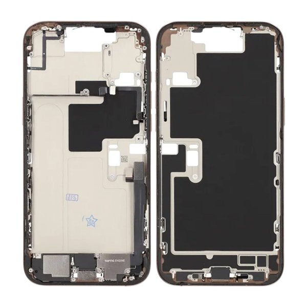 Keskirunko pienosilla iPhone 16 Pro Max - Hiekanvärinen titaani OEM