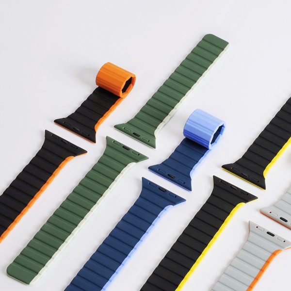 Dux Ducis Apple Watch 38/40/41/42mm ranneke LD-sarja sininen-violetti