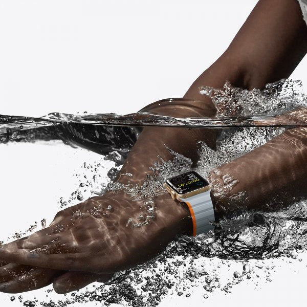 Dux Ducis Apple Watch 38/40/41/42mm ranneke LD Series harmaa oranssi