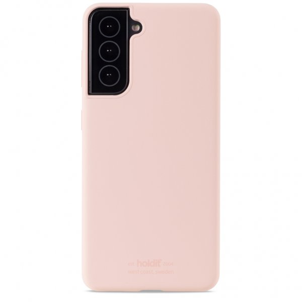holdit Samsung Galaxy S21 -silikonikuori Blush Pink