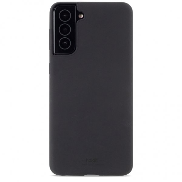 Holdit Samsung Galaxy S21 Plus Silikonikuori Musta