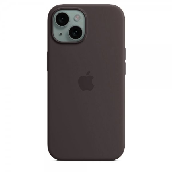 Alkuperäinen Apple iPhone 15 Silikonikuori MagSafella, savenvärinen