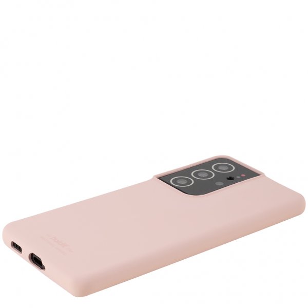 holdit Samsung Galaxy S21 Ultra Kuori Silikoni Blush Pink