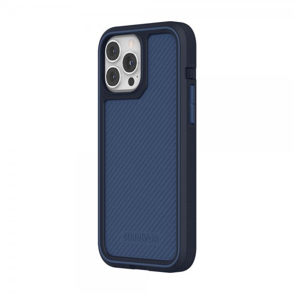 Survivor iPhone 13 Pro Max -suojakuori All-Terrain Earth Storm Blue