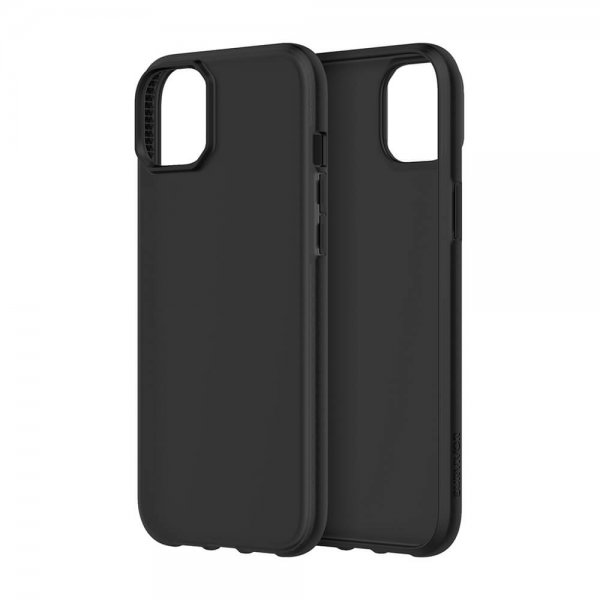 Survivor iPhone 14 Plus -suojakuori, kirkas musta