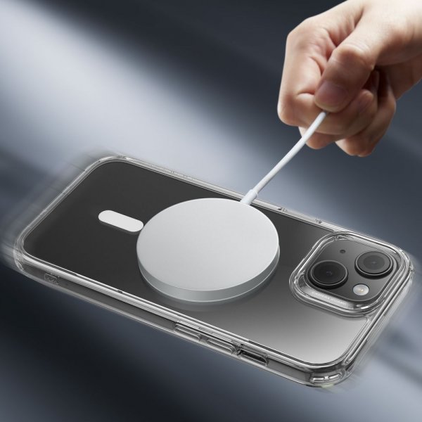 ESR iPhone 15 Classic Hybrid HaloLock läpinäkyvä suojakuori