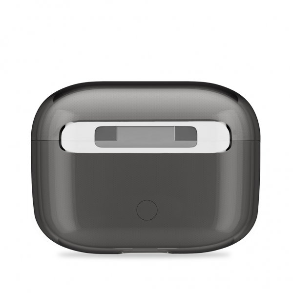 holdit AirPods Pro/AirPods Pro 2 Skal Seethru Musta